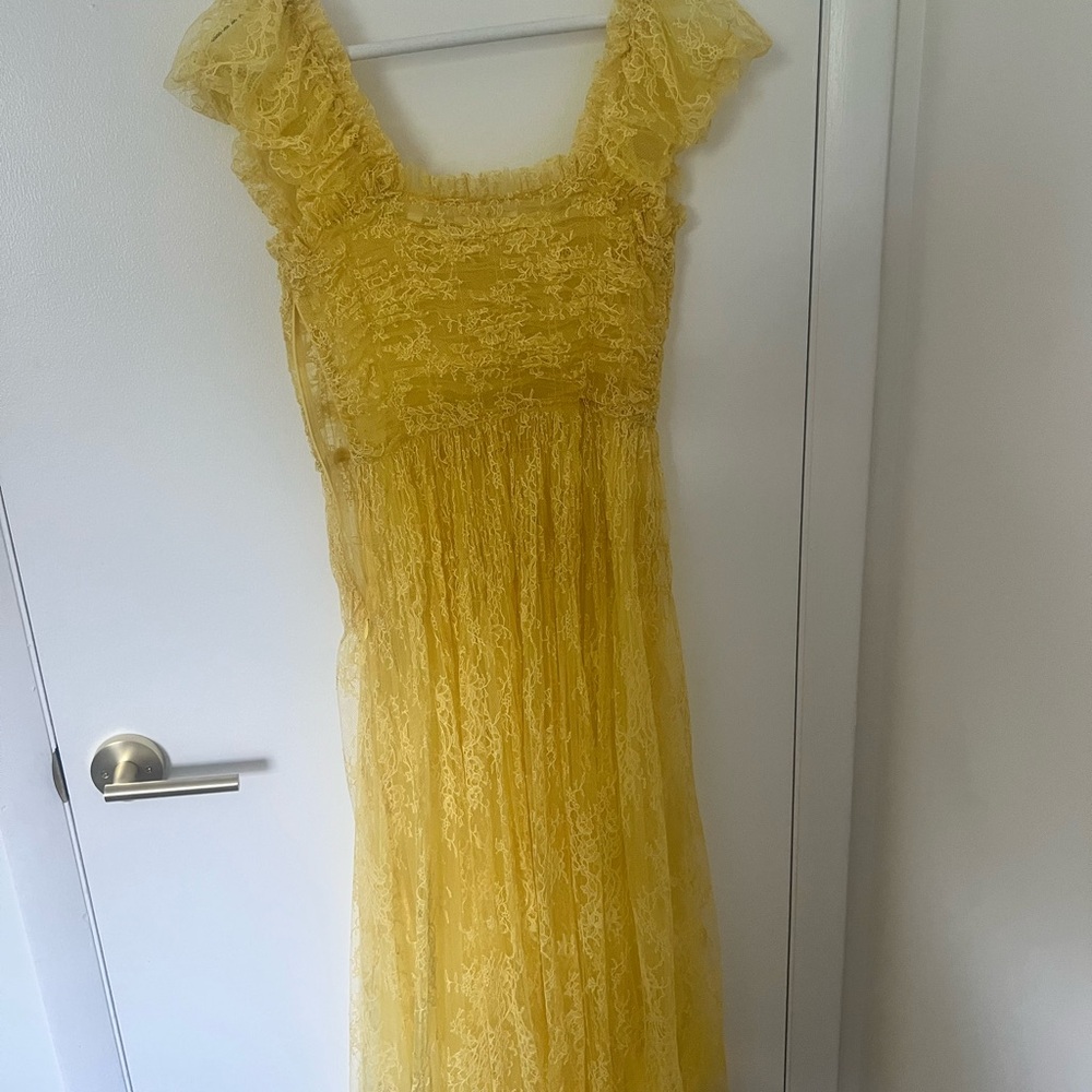 Doen Pamelina Dress (Yellow) - Size S